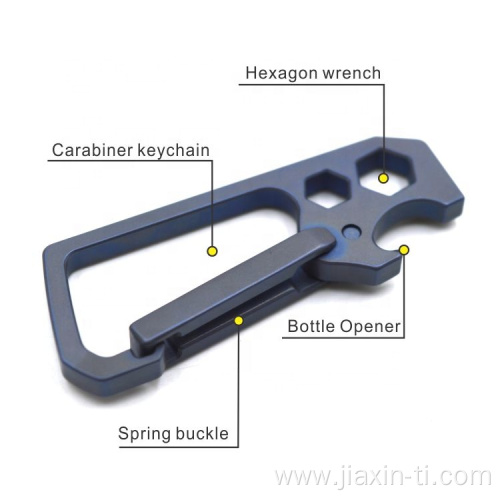 Factory Price titanium edc tool Carabiner climbing carabiner